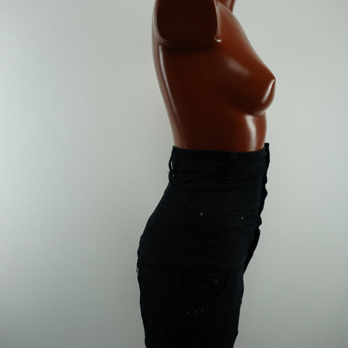 MNG Suit bermudas mujer negro talla S detalle lateral