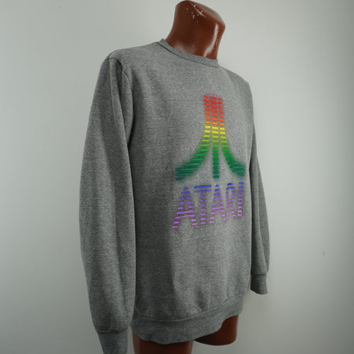 Atari sudadera hombre gris Talla XL detalle capucha