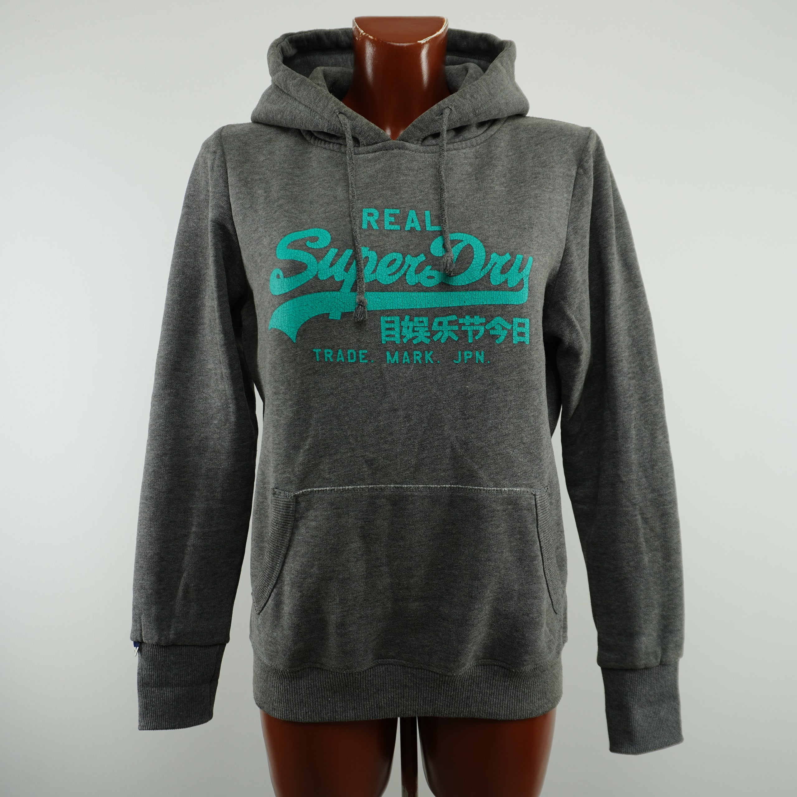 Pre-owned Women's Superdry Hoodie - Grey, L