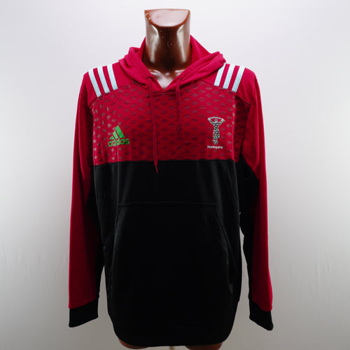 Sudadera con capucha Adidas roja hombre Talla XXL vista frontal