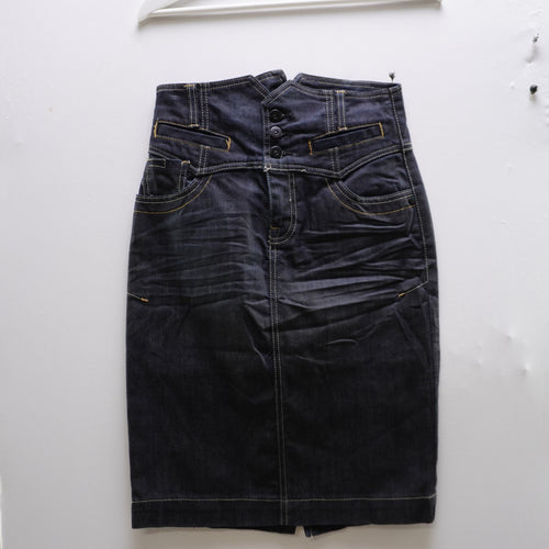 Bershka falda mujer negro Talla S vista frontal