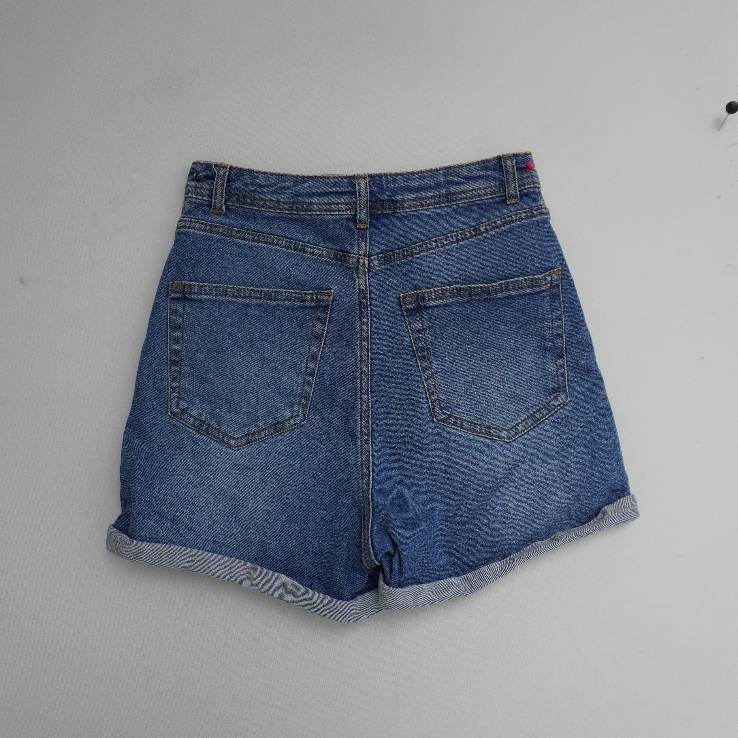 Very Good Women's Mom Shorts - Blue, XS