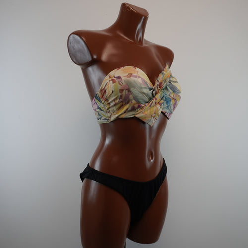 Bonesta bikini mujer negro Talla XL detalle tela