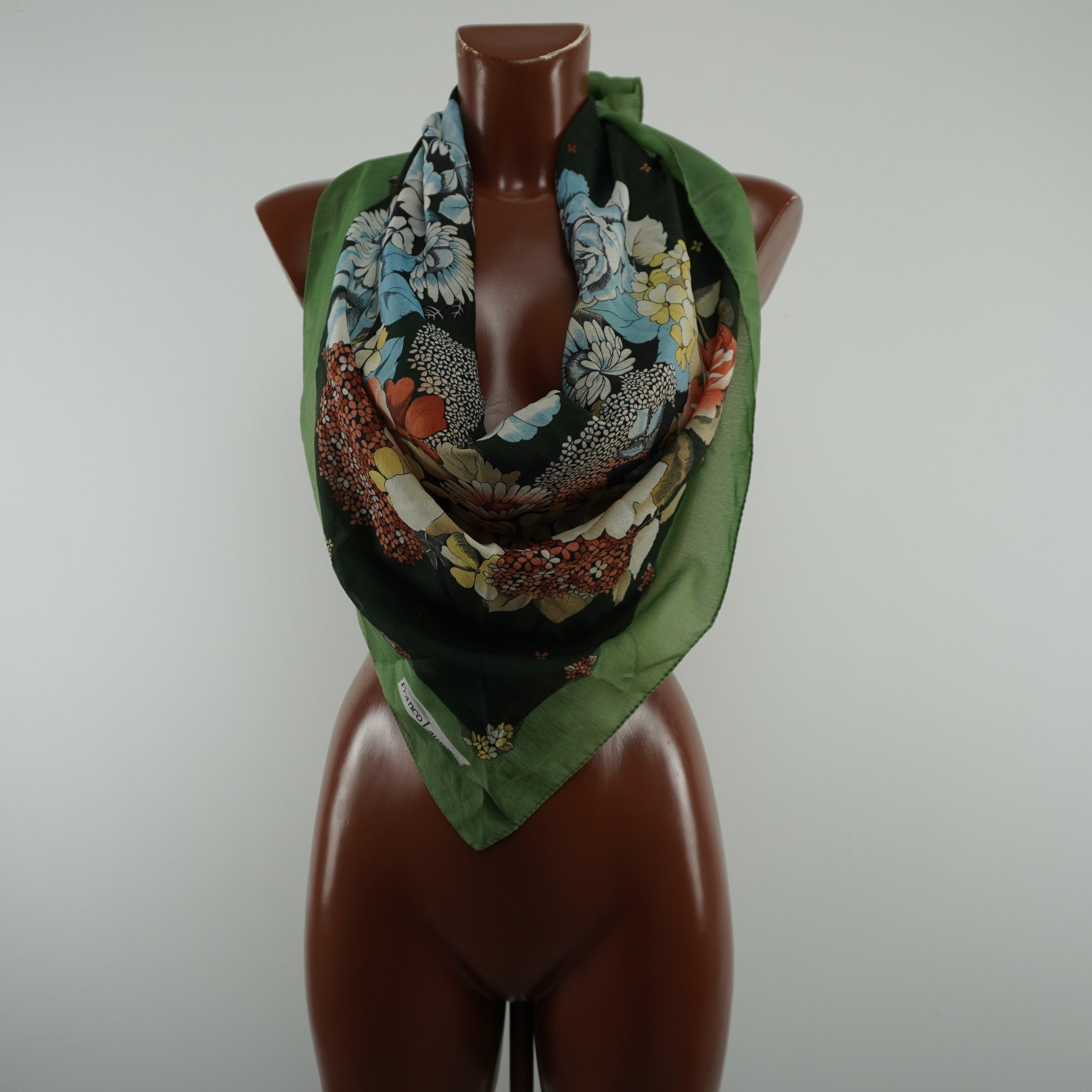 Women's Franco Laurenti Multicolor Scarf - 85x85, Very Good Condition