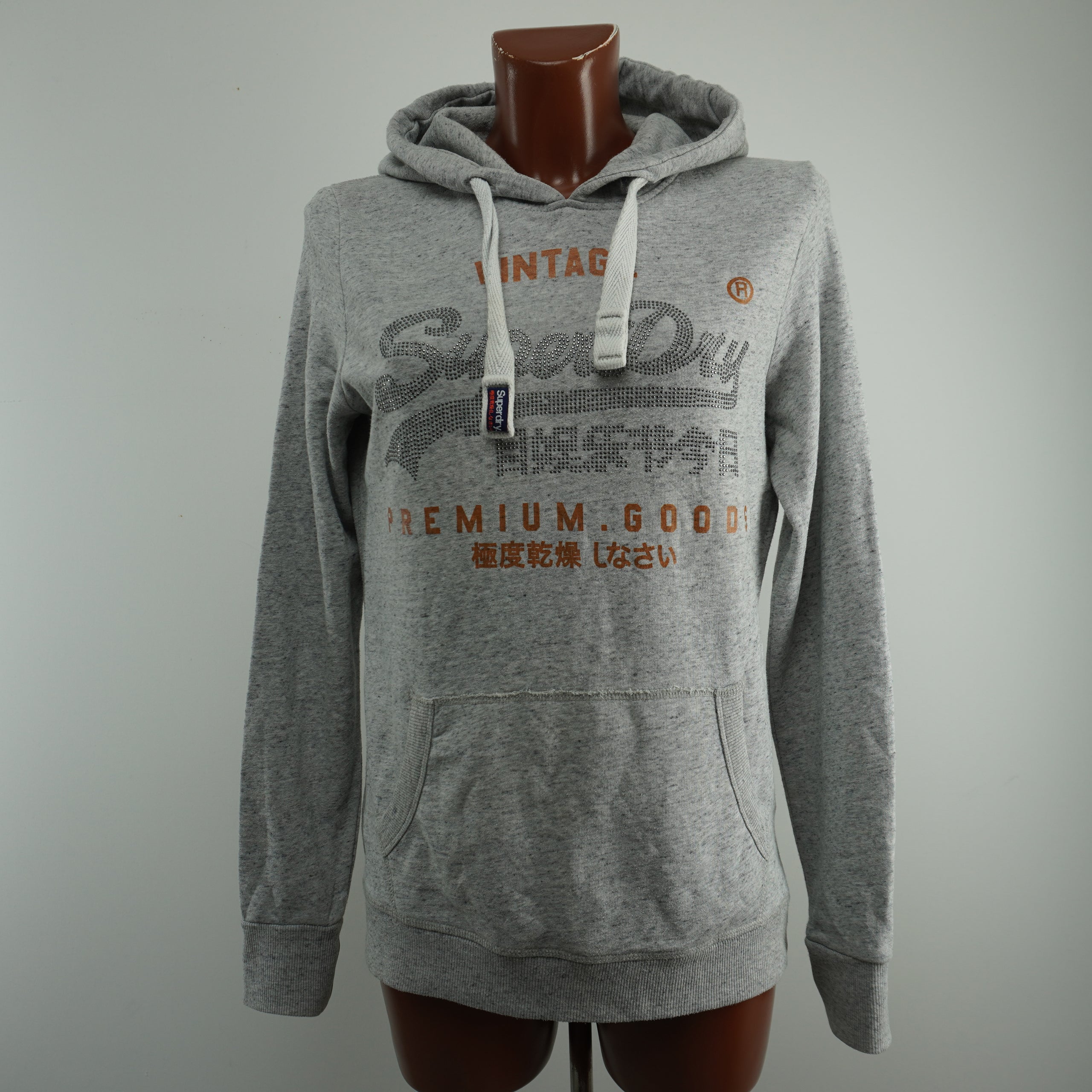Superdry Women's Grey Hoodie - Size M, Used (Very Good)