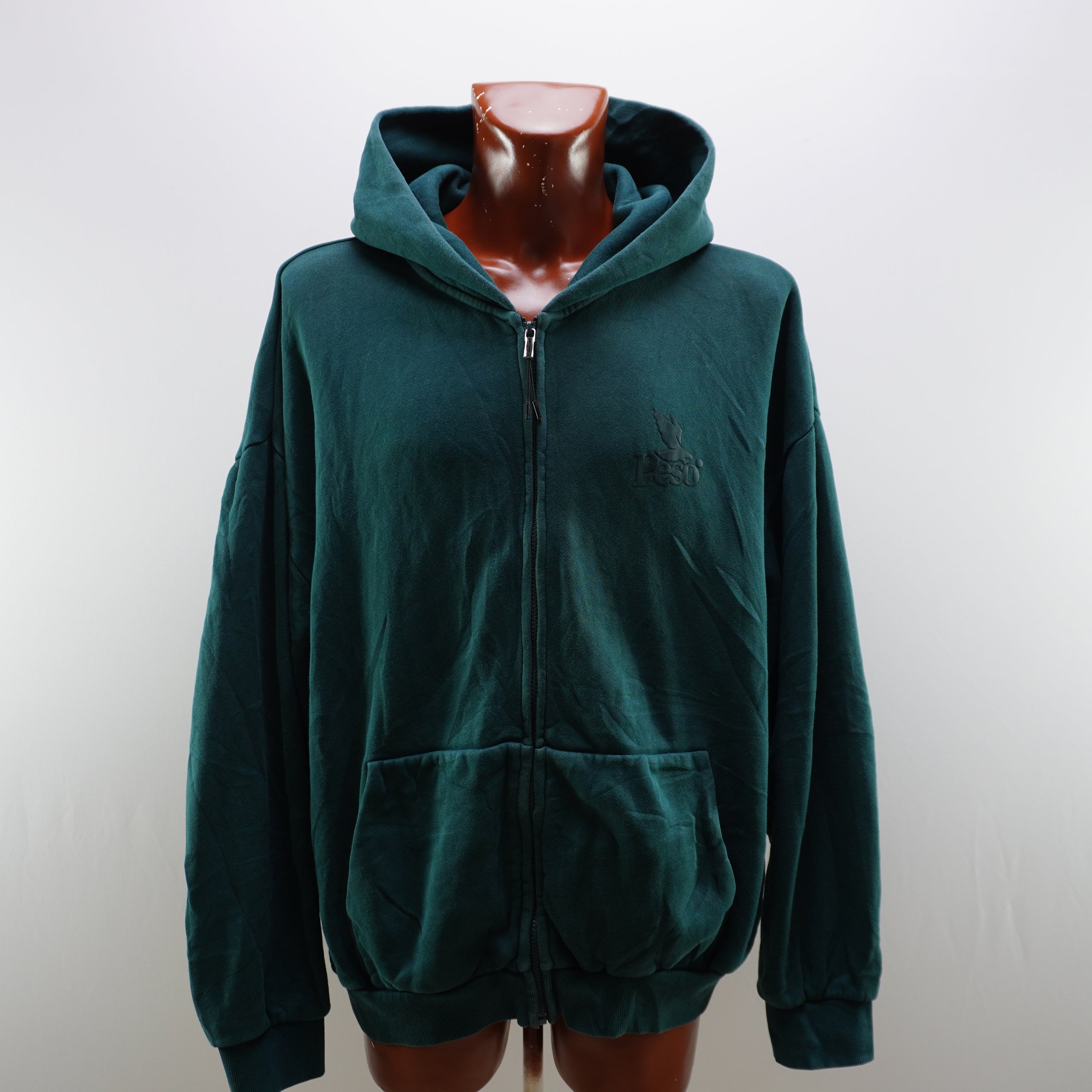 Sudadera con Capucha Peso para Hombre Usada - Roja, XXL