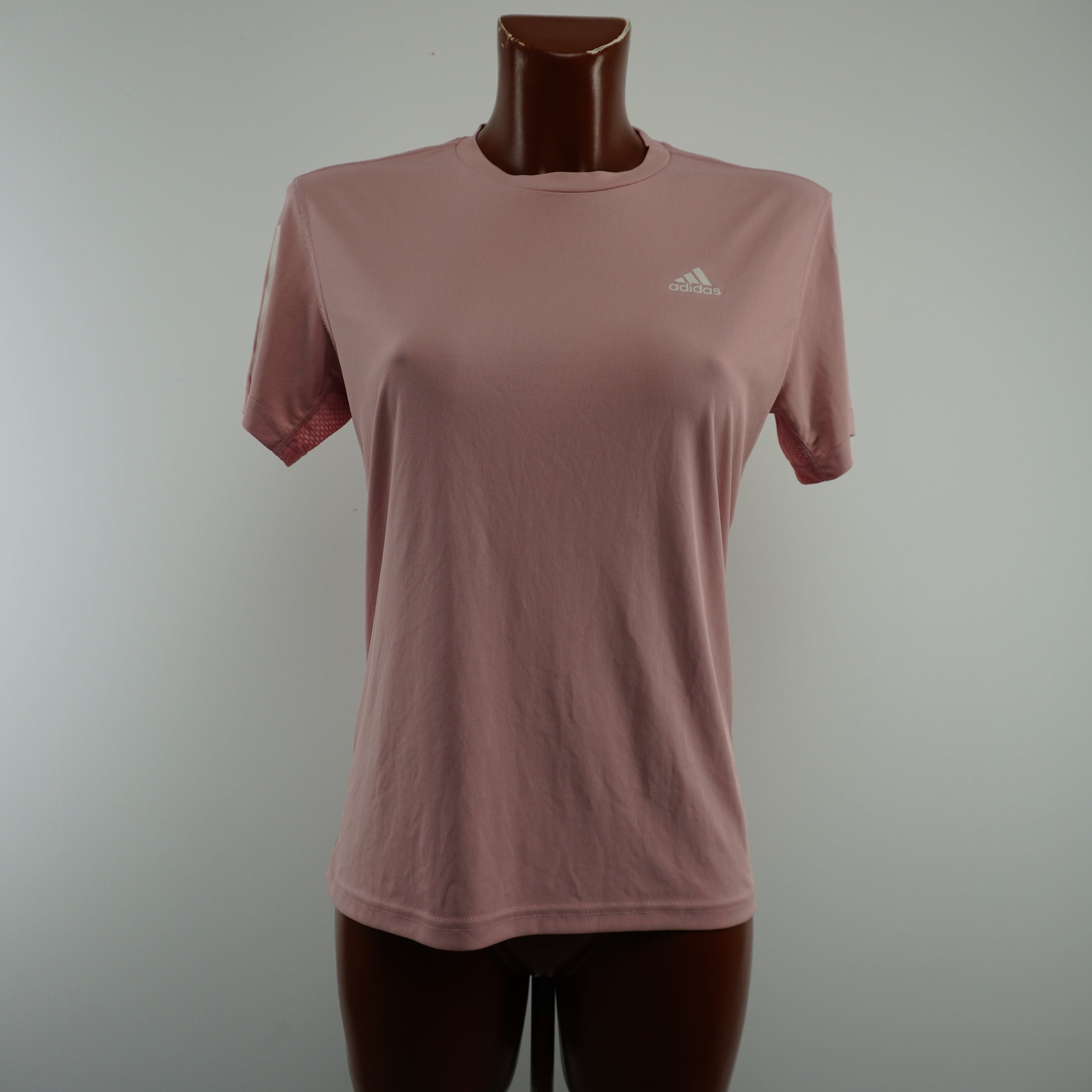 Adidas Women's Pink Shirt - Small, Used in Very Good Condition