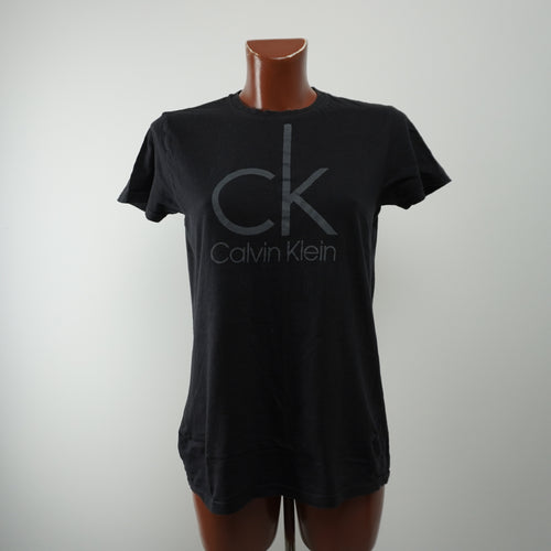 Calvin Klein camisa mujer negra Talla M vista frontal