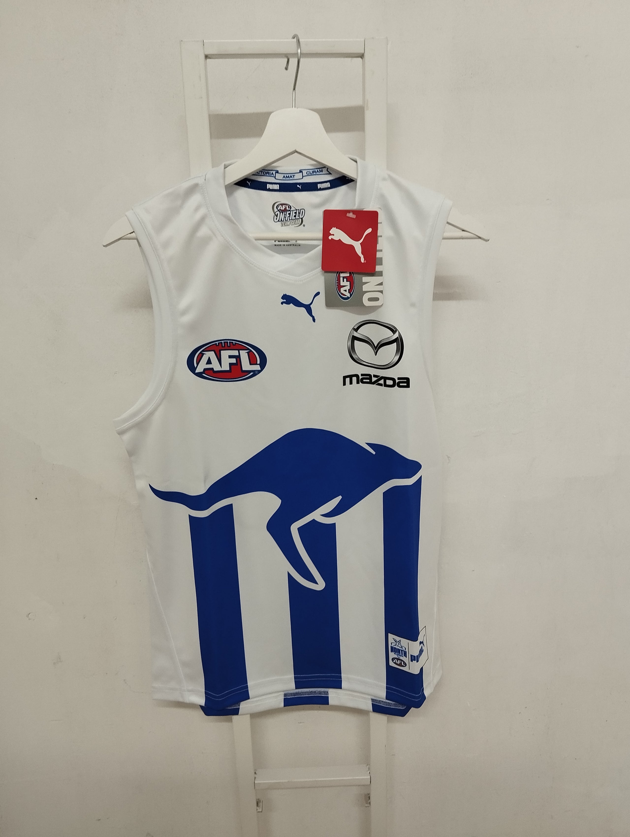 New Men's North Melbourne Shirt - White, M