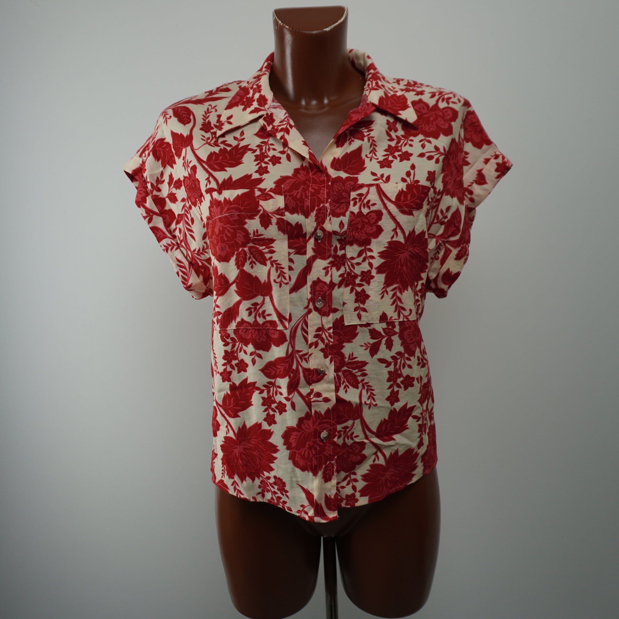 Pre-owned Women's MNG Multicolor Top - Size S, Very Good Condition