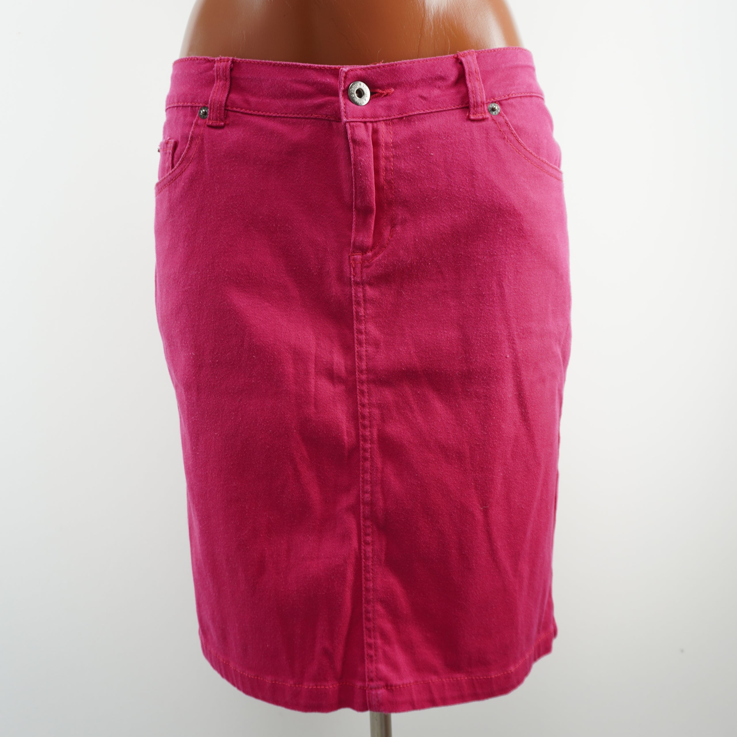Made in Italy Women's Pink Skirt, Size L, Used in Good Condition