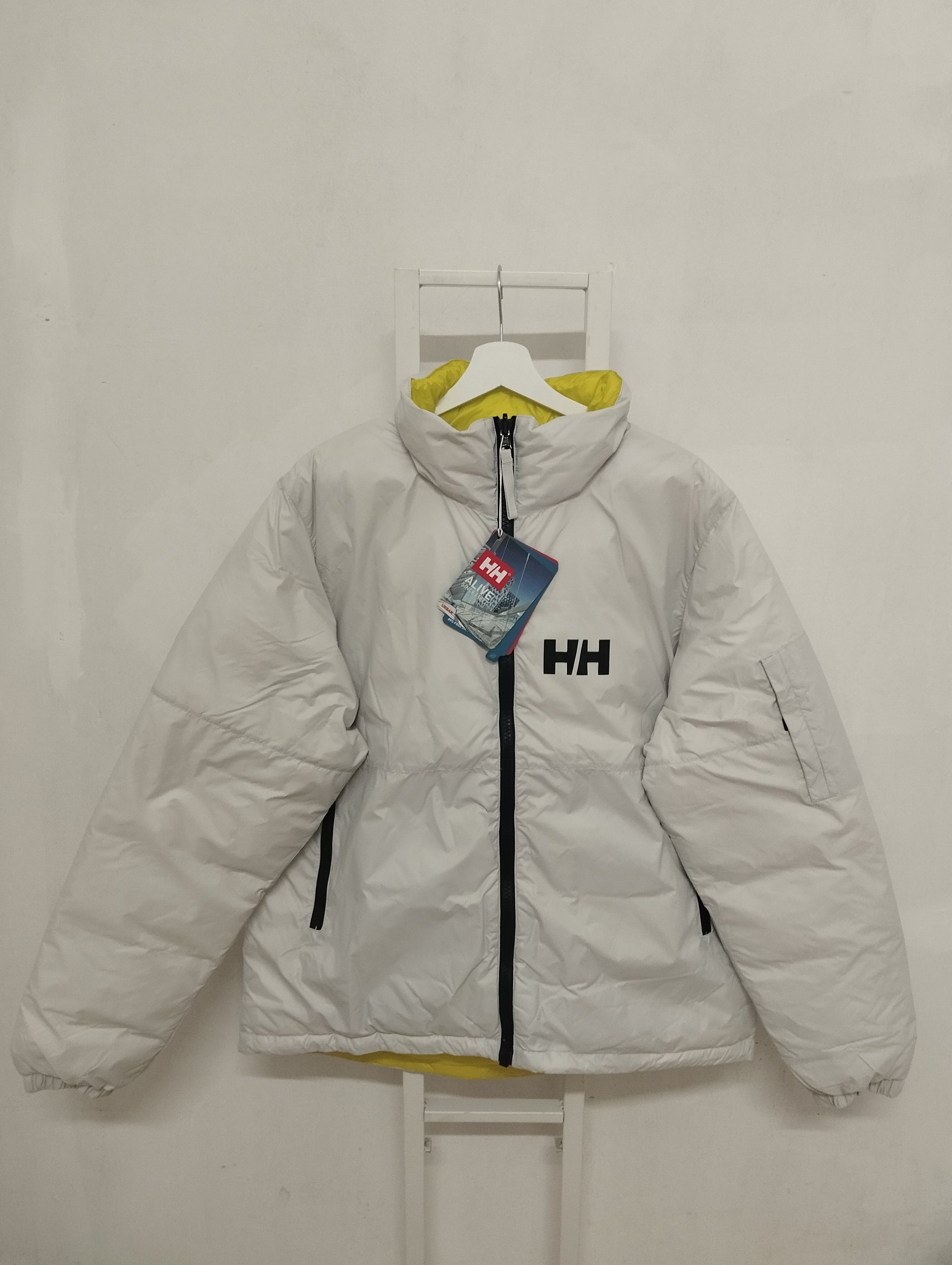 New Men's Helly Hansen Parka - White, L