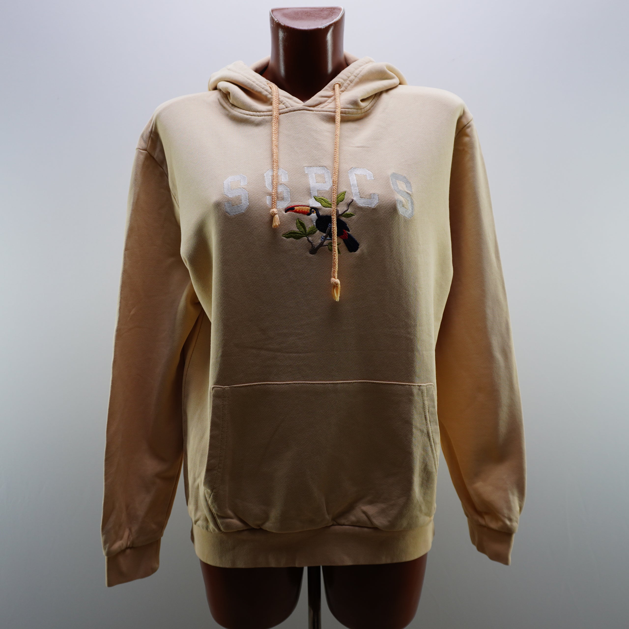 Hoodie Suspicious para Mujer - Amarillo, M, Usado en Muy Buen Estado
