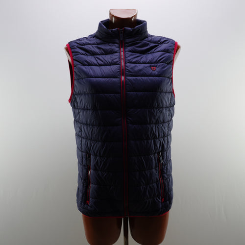Chaleco Alvaro Moreno hombre azul talla M vista frontal
