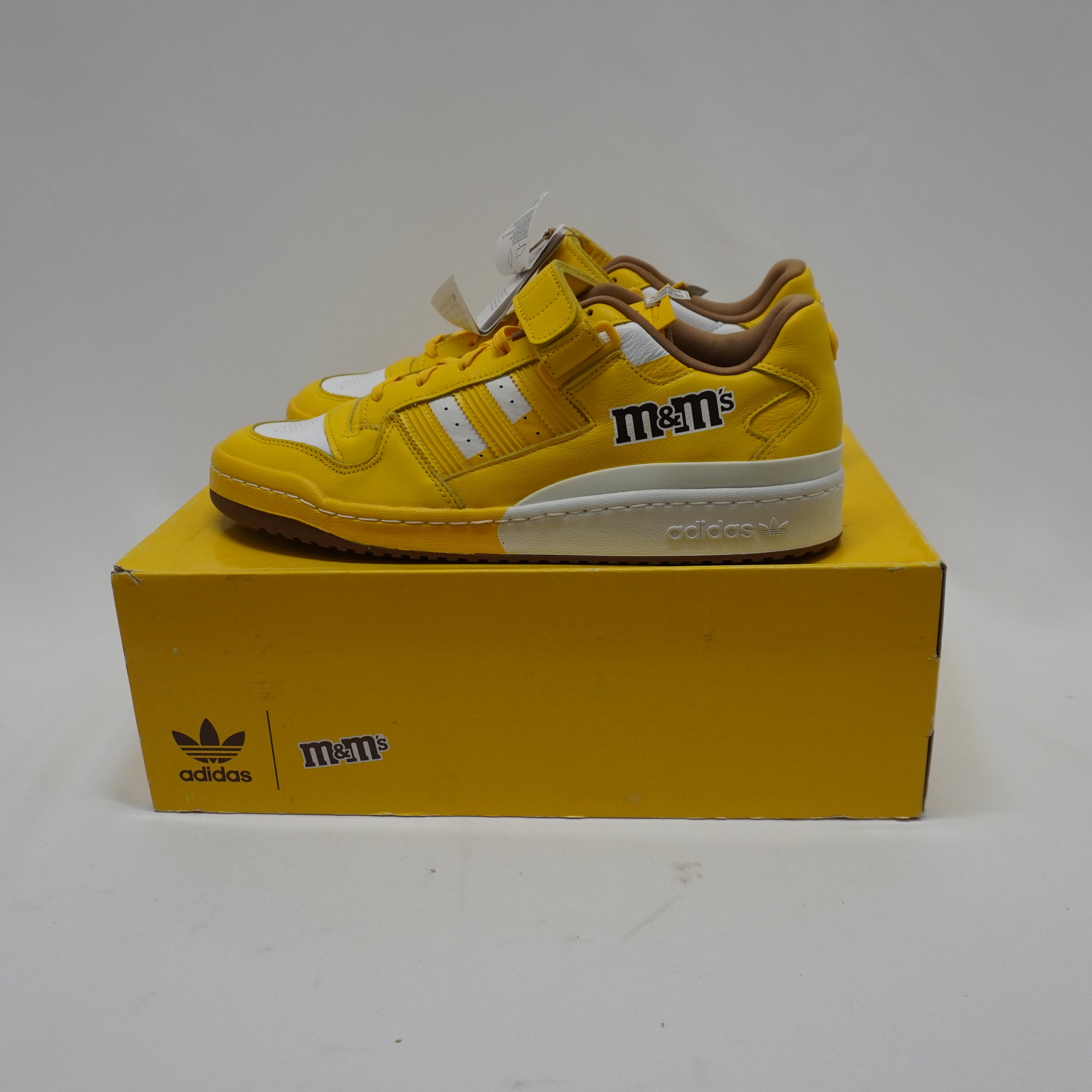 New Men's Adidas M&M Sneakers - Yellow, Size 46