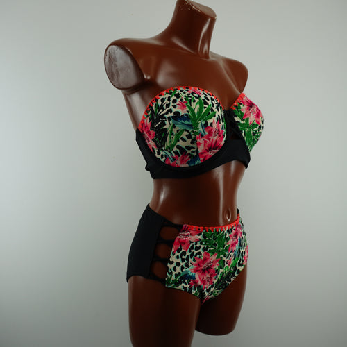 George bikini mujer negro talla M detalle tela