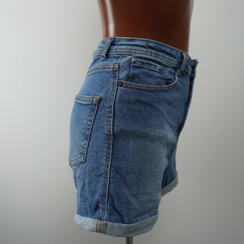 Kiabi bermudas mujer azul Talla XS detalle lateral
