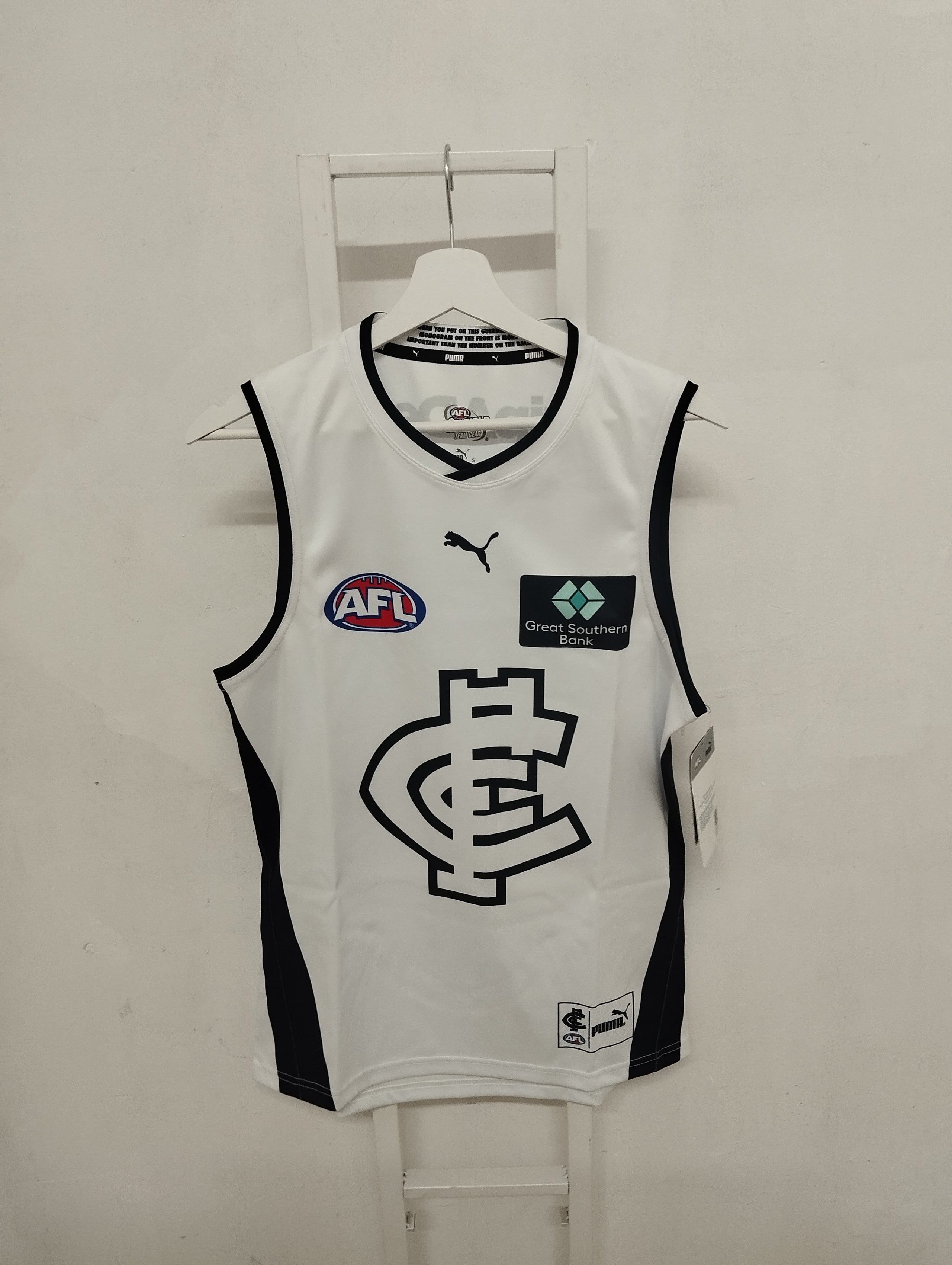 New Men's Carlton Shirt - White, S