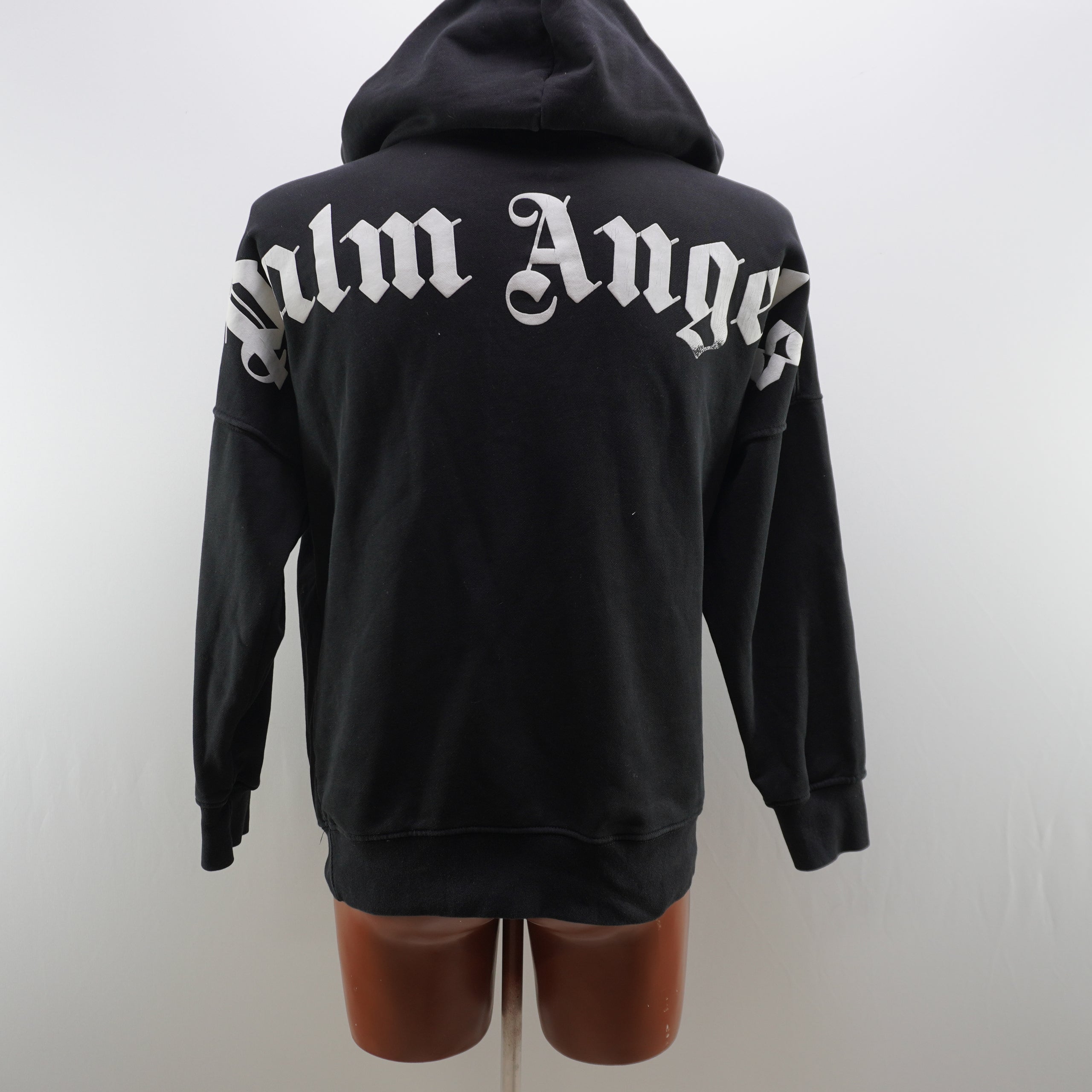 Sudadera con Capucha Palm Angeles para Hombre - Negra, S, Usada en Muy Buen Estado