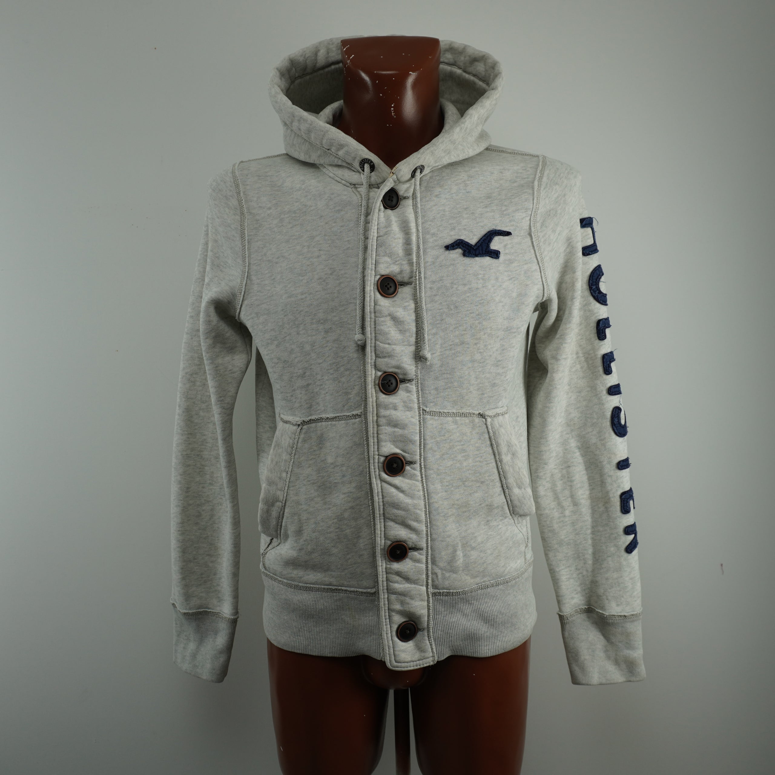 Pre-Owned Men's Hollester Hoodie - Grey, S