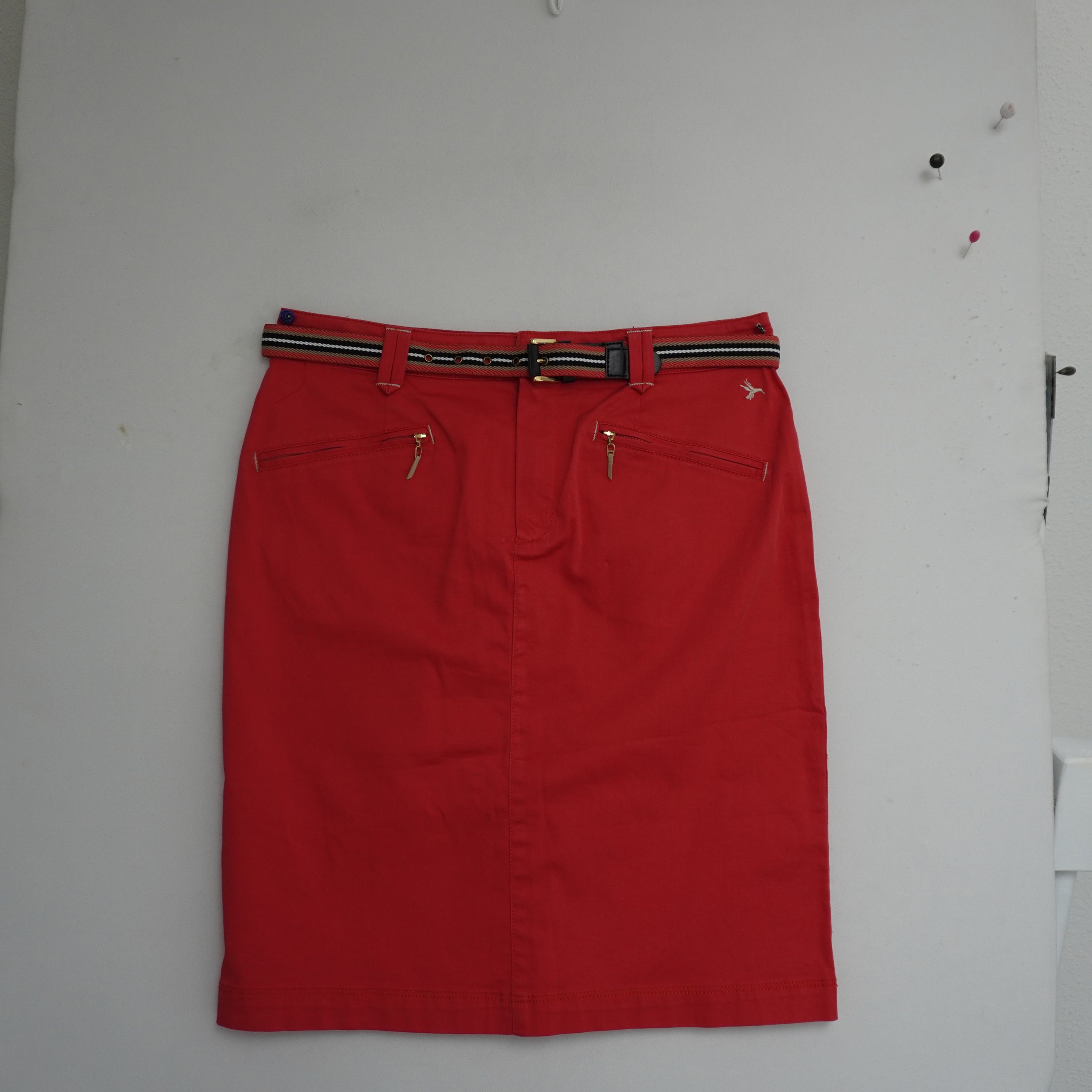 New Women's Lloyds Skirt - Red, Size 42
