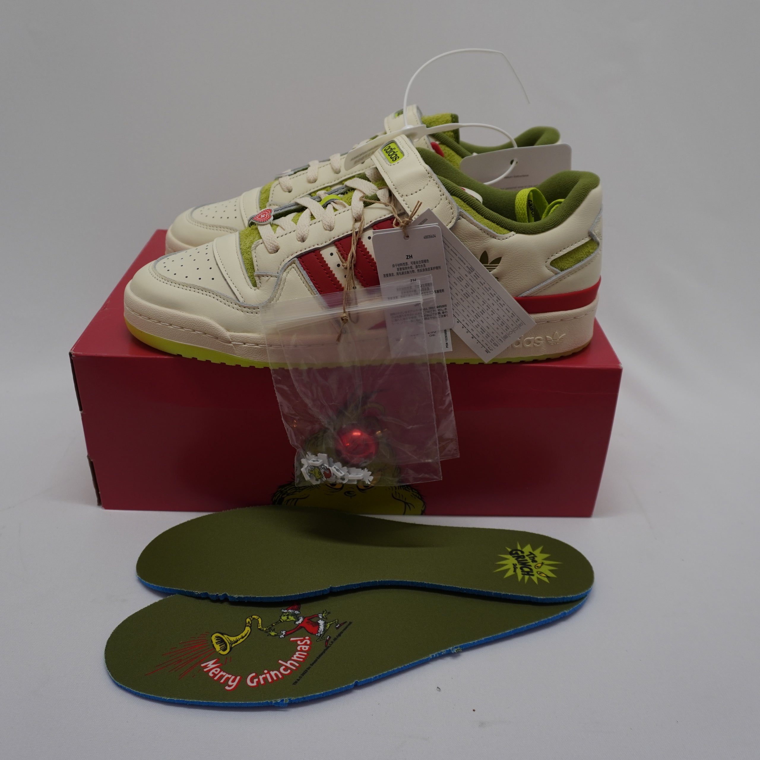 New Men's Adidas x Grench Sneakers - White, Size 46.5