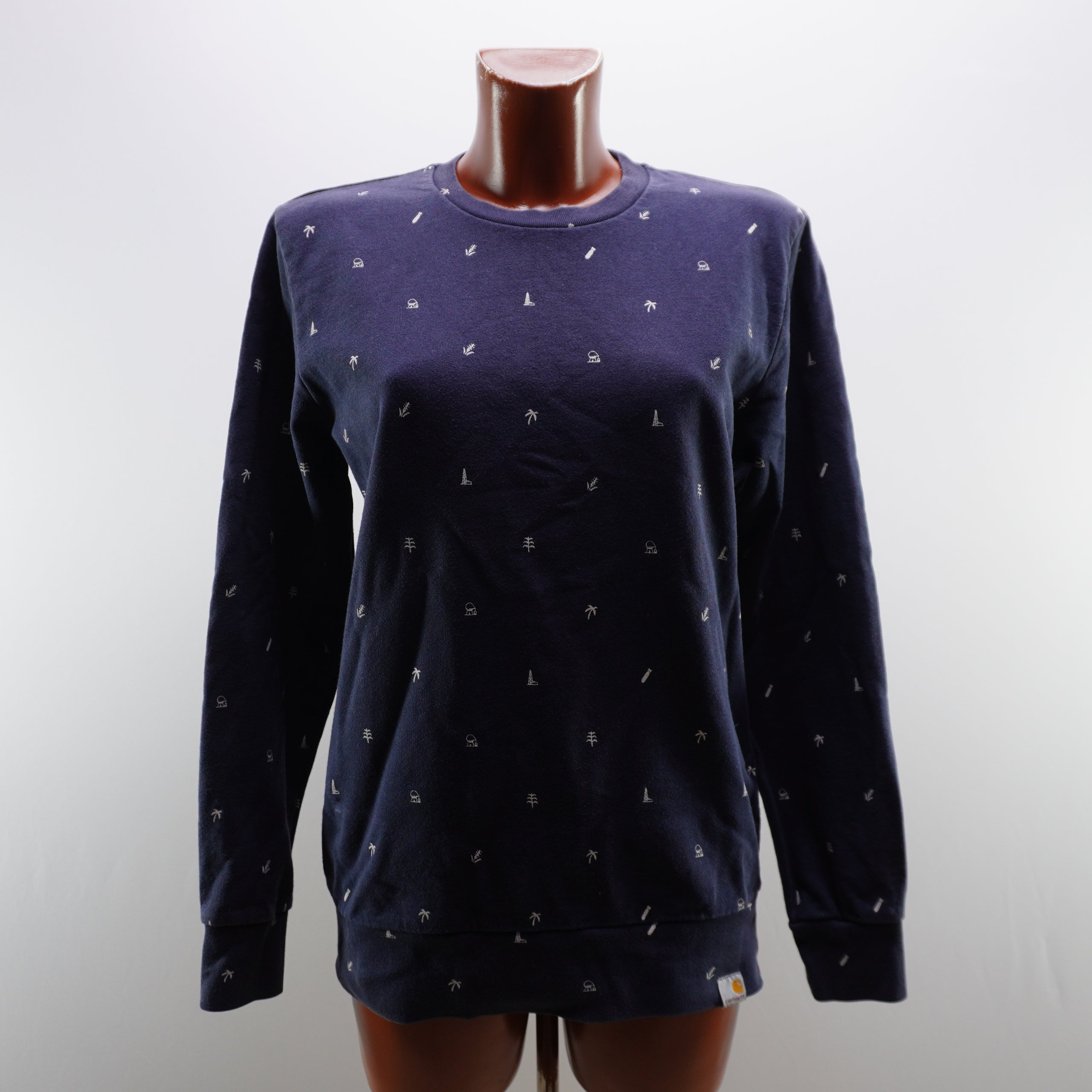 Sudadera con Capucha Carhartt Unisex Usada - Azul, S