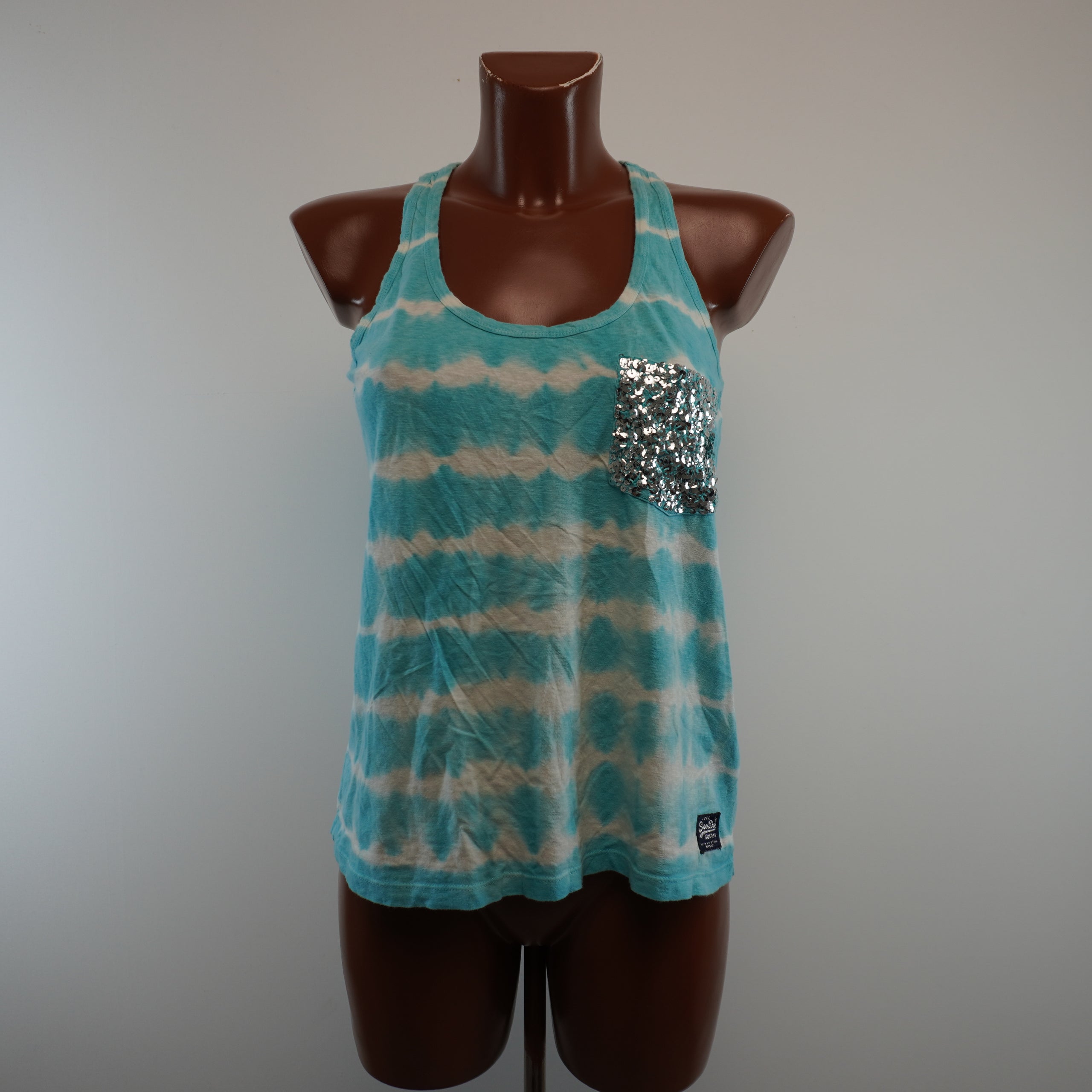 Pre-Owned Women's Superdry Shirt - Blue, S