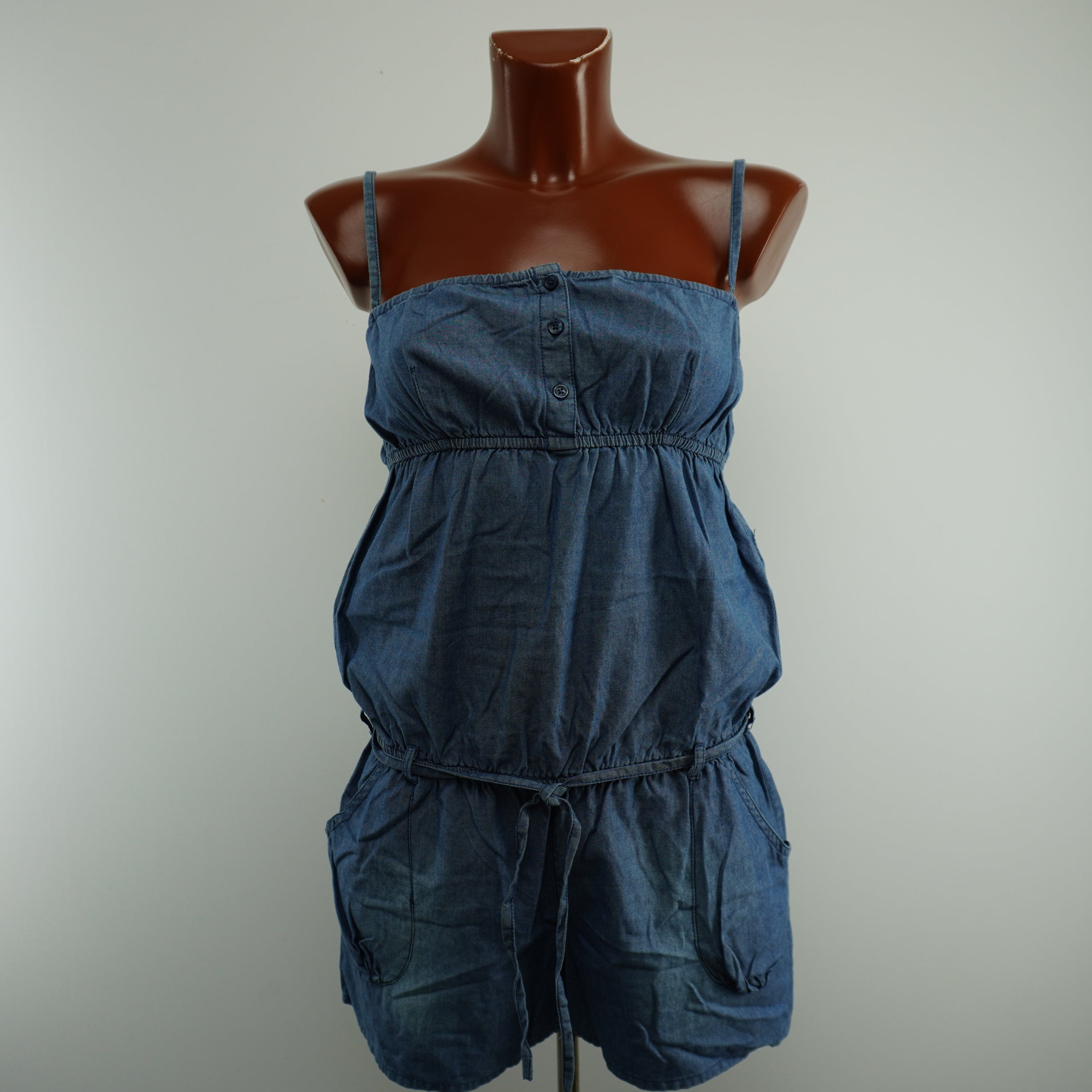 Used Women's Mango T-Shirt - Blue, M