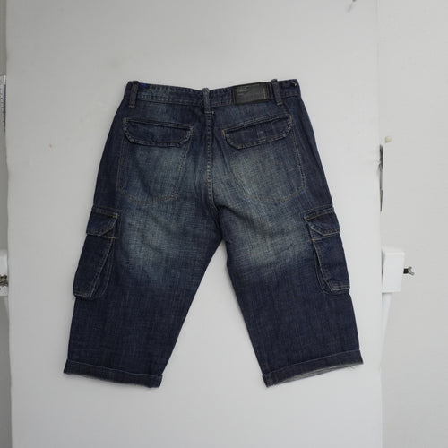 Springfield bermudas hombre azul talla S detalle tela