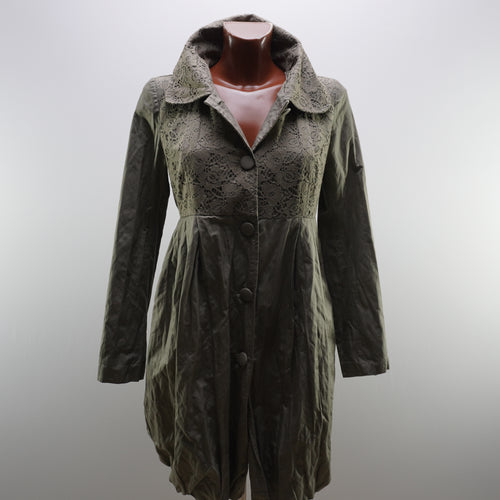 Abrigo Rinascimento mujer verde talla S vista frontal