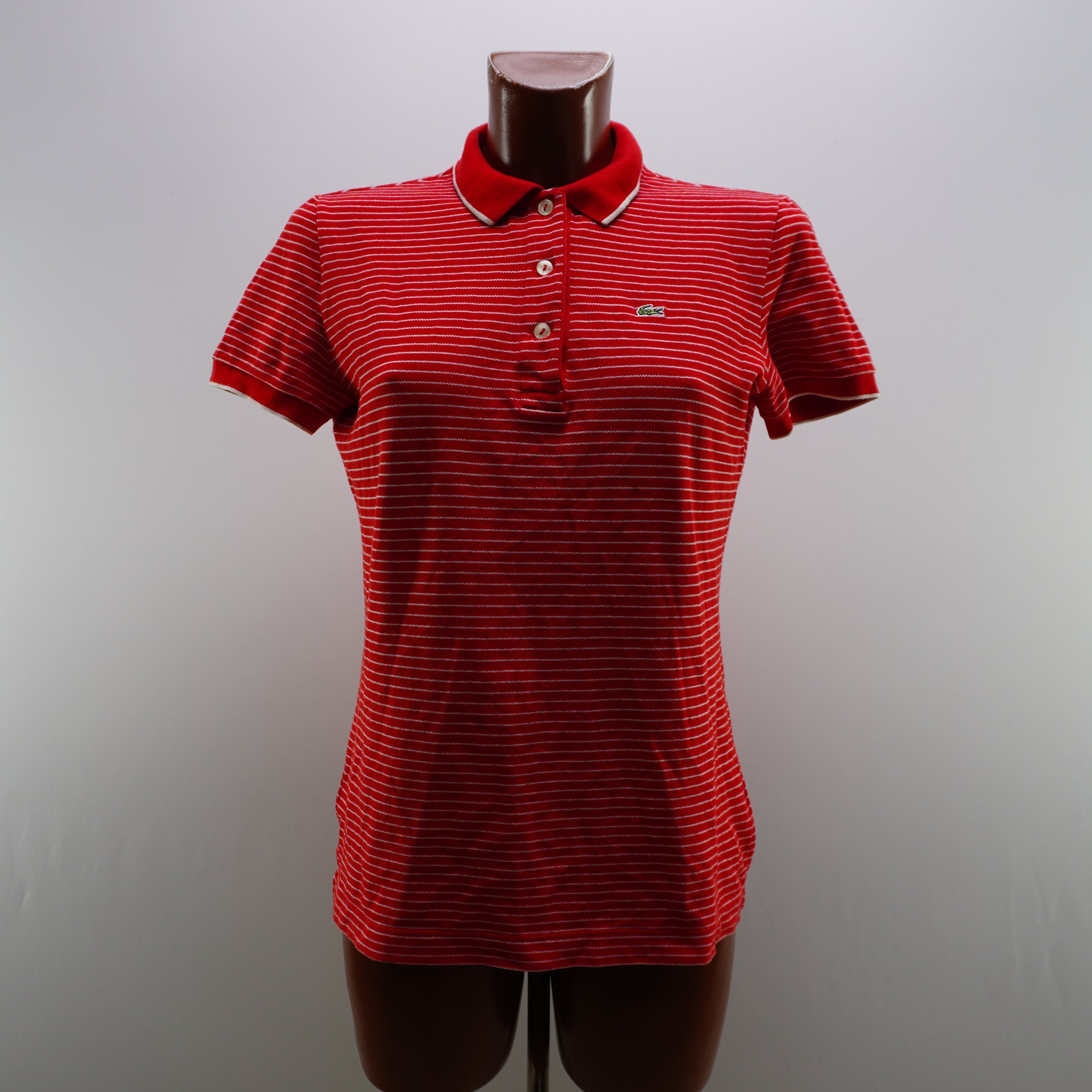 Camisa Lacoste para Mujer en Muy Buen Estado - Roja, XL