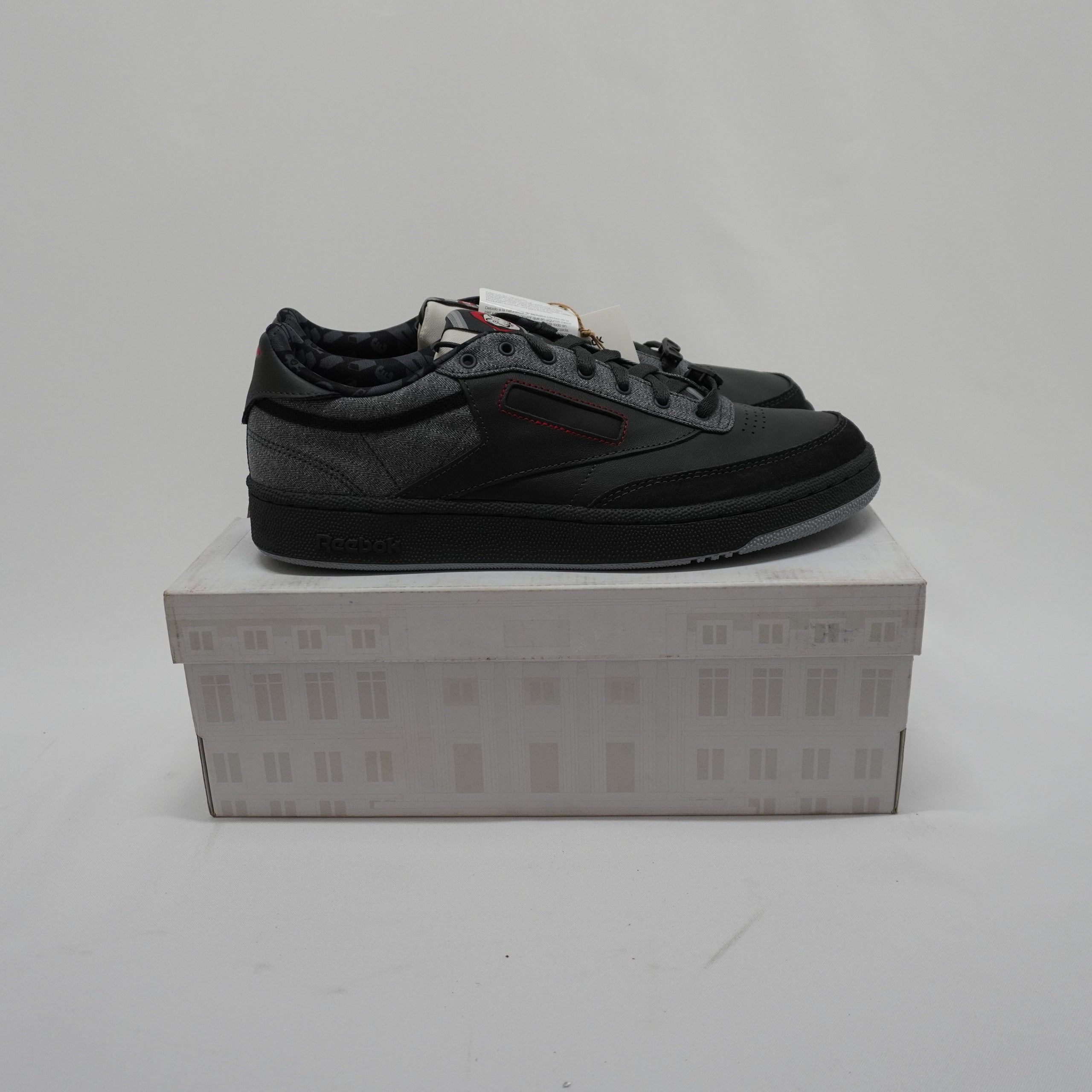 New Men's Reebok x Casa de Papel Sneakers - Black, Size 45