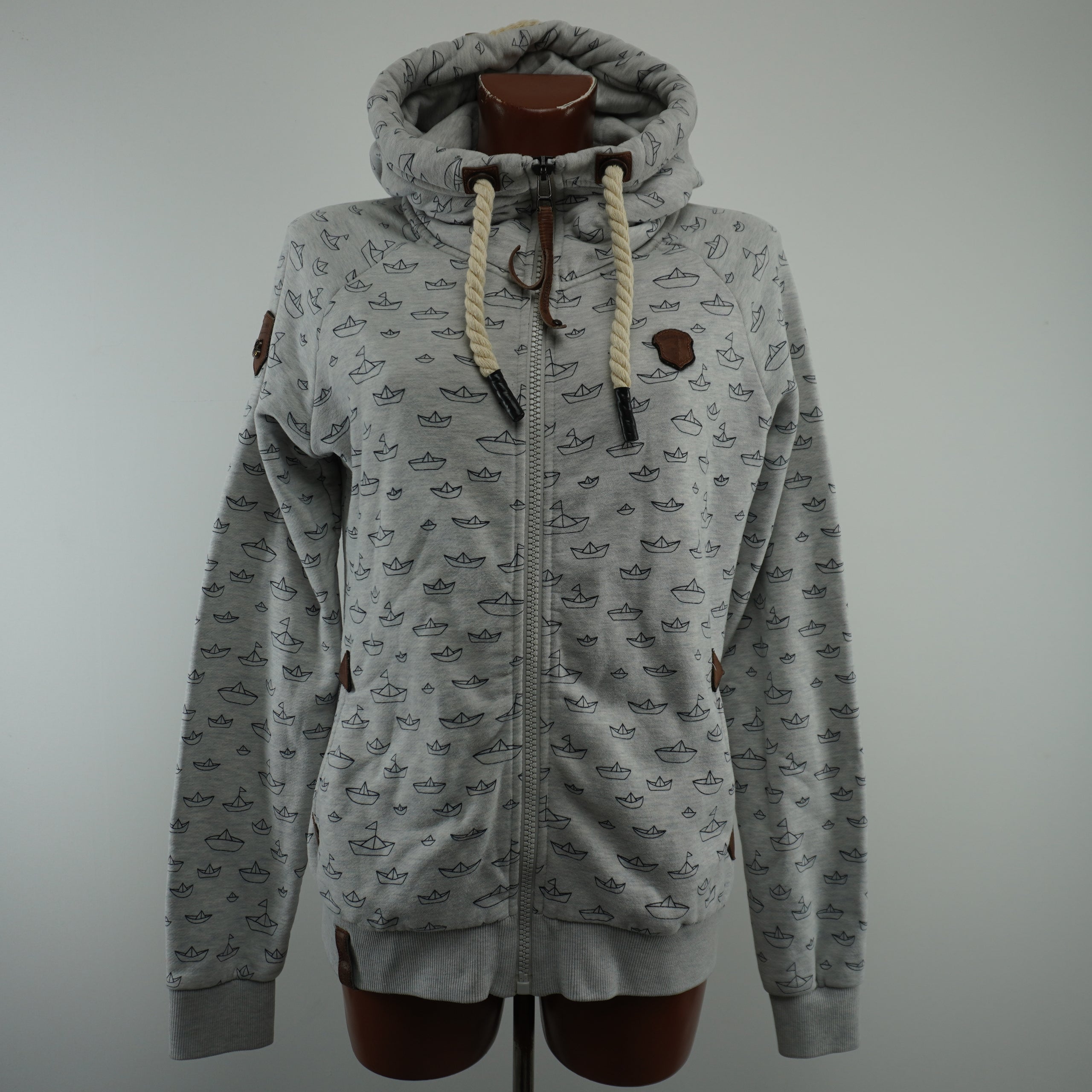 Pre-Owned Women's Naketano Hoodie - Grey, XL