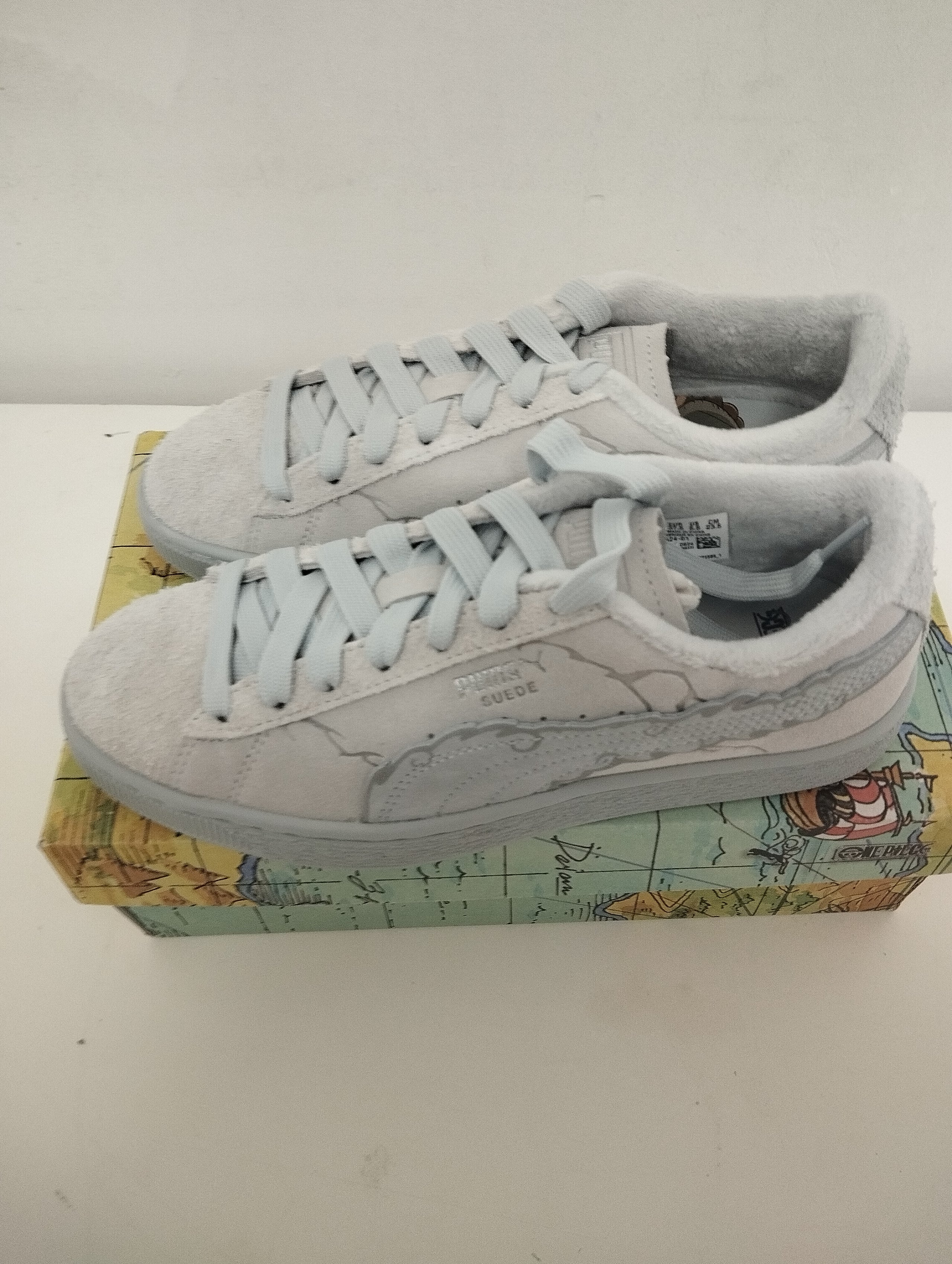 Zapatillas PUMA x ONE PIECE para Mujer – Gris (Feather/Platinum), Talla 37,5