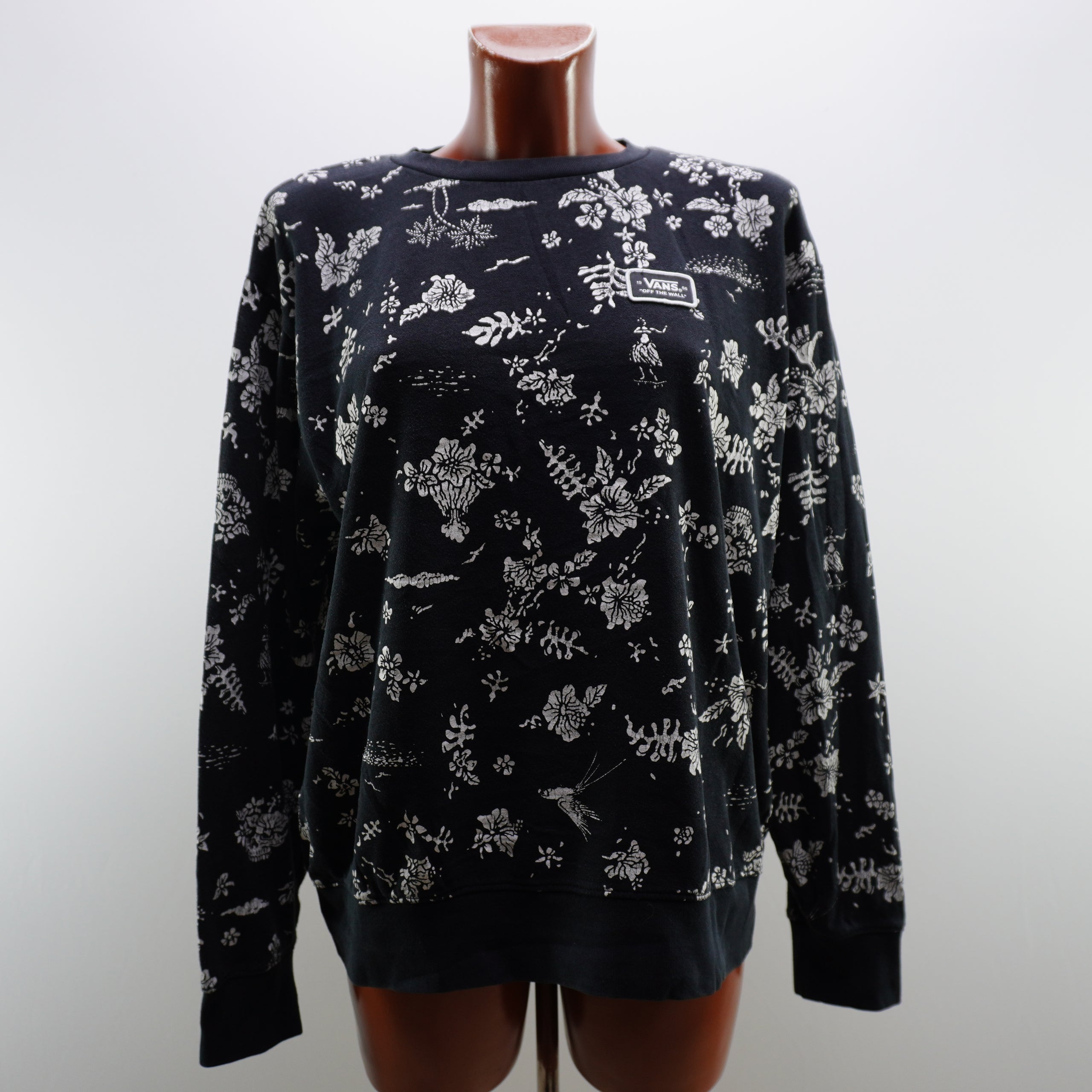 Sudadera Vans para Hombre, Usada en Muy Buen Estado - Negra, L