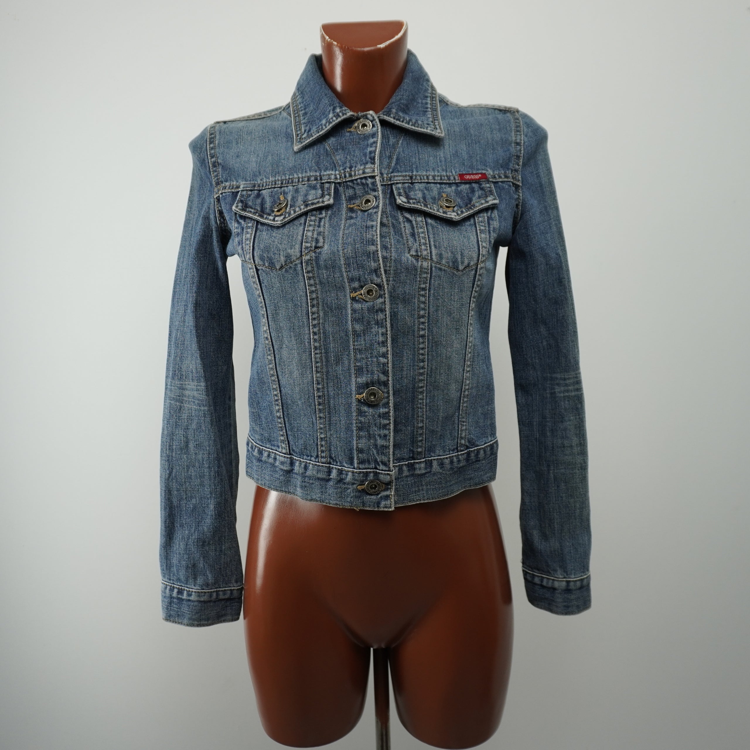 Pre-owned Women's Guess Jacket - Blue, S