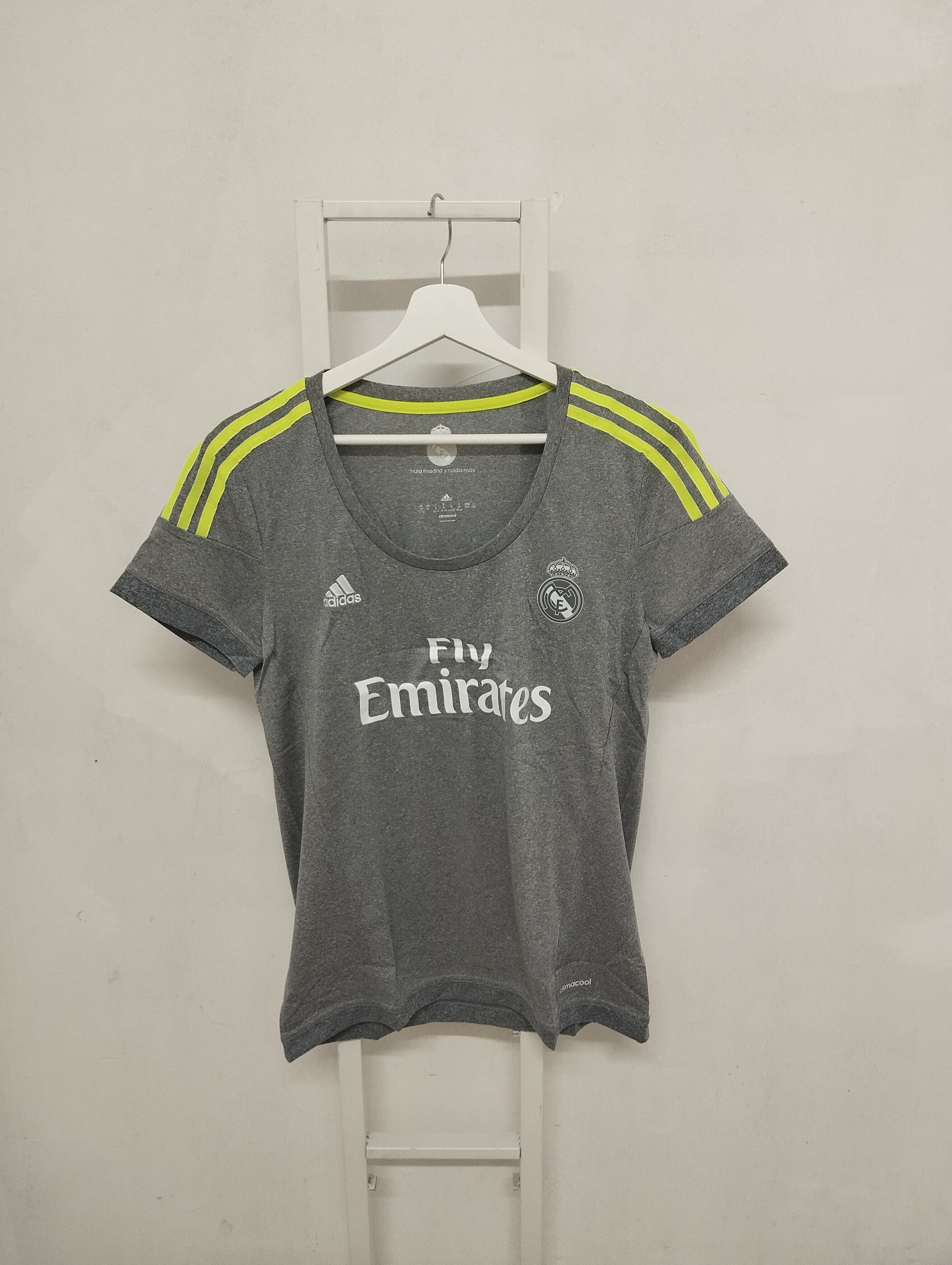 New Women's Real Madrid Shirt - Grey, S
