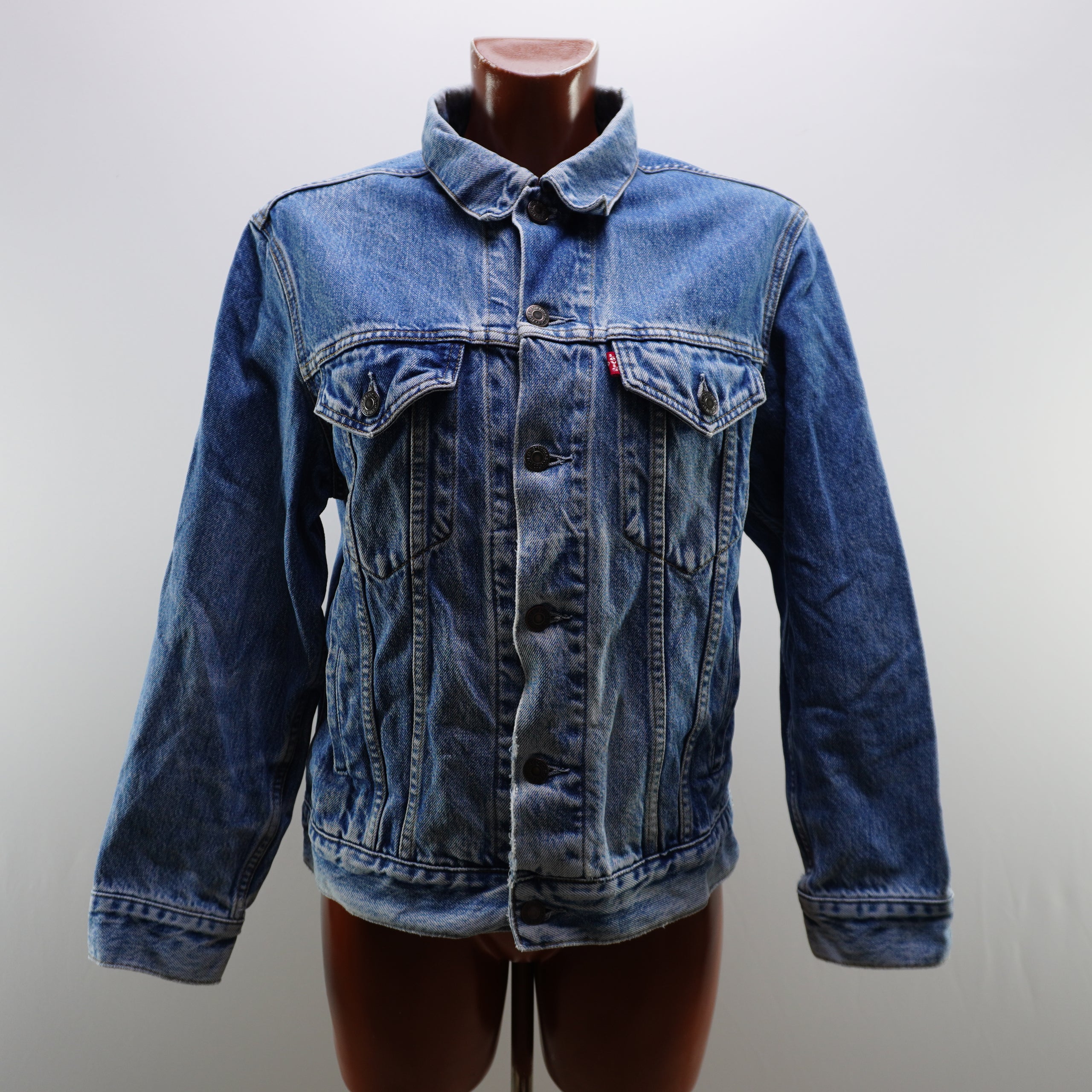 Chaqueta Levis Unisex Usada - Azul, S