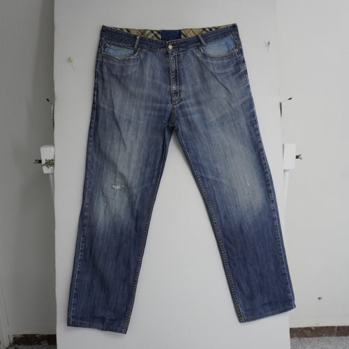 Burberry pantalón hombre azul Talla XXL vista frontal