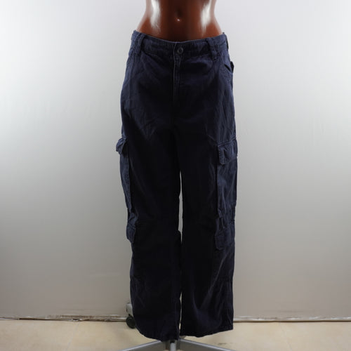 Pantalones Bershka mujer azul talla M vista frontal