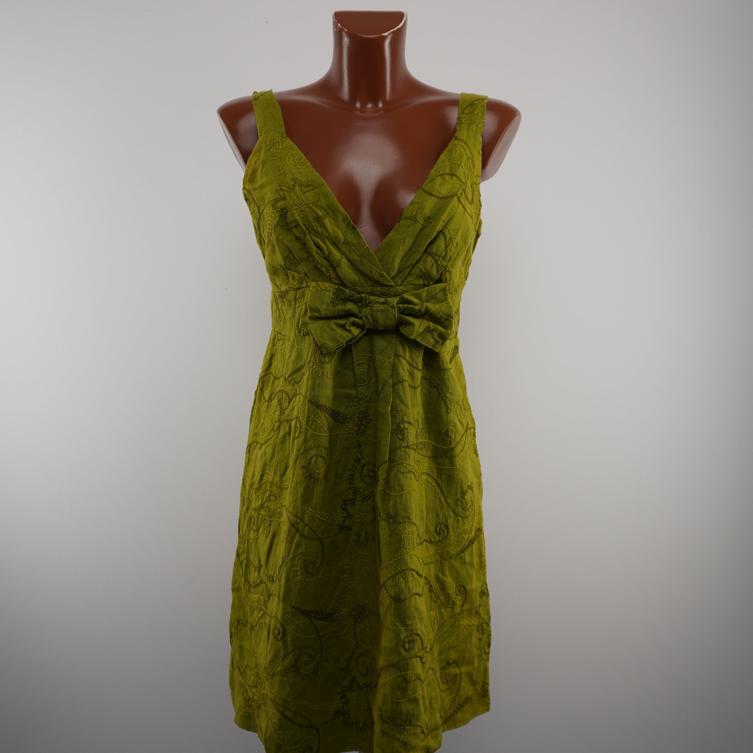 Pre-Owned Women's Giallo Dress - Khaki, M