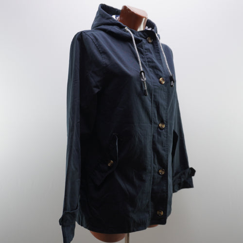 Detalle tela chaqueta Betty Kay mujer azul Talla XL