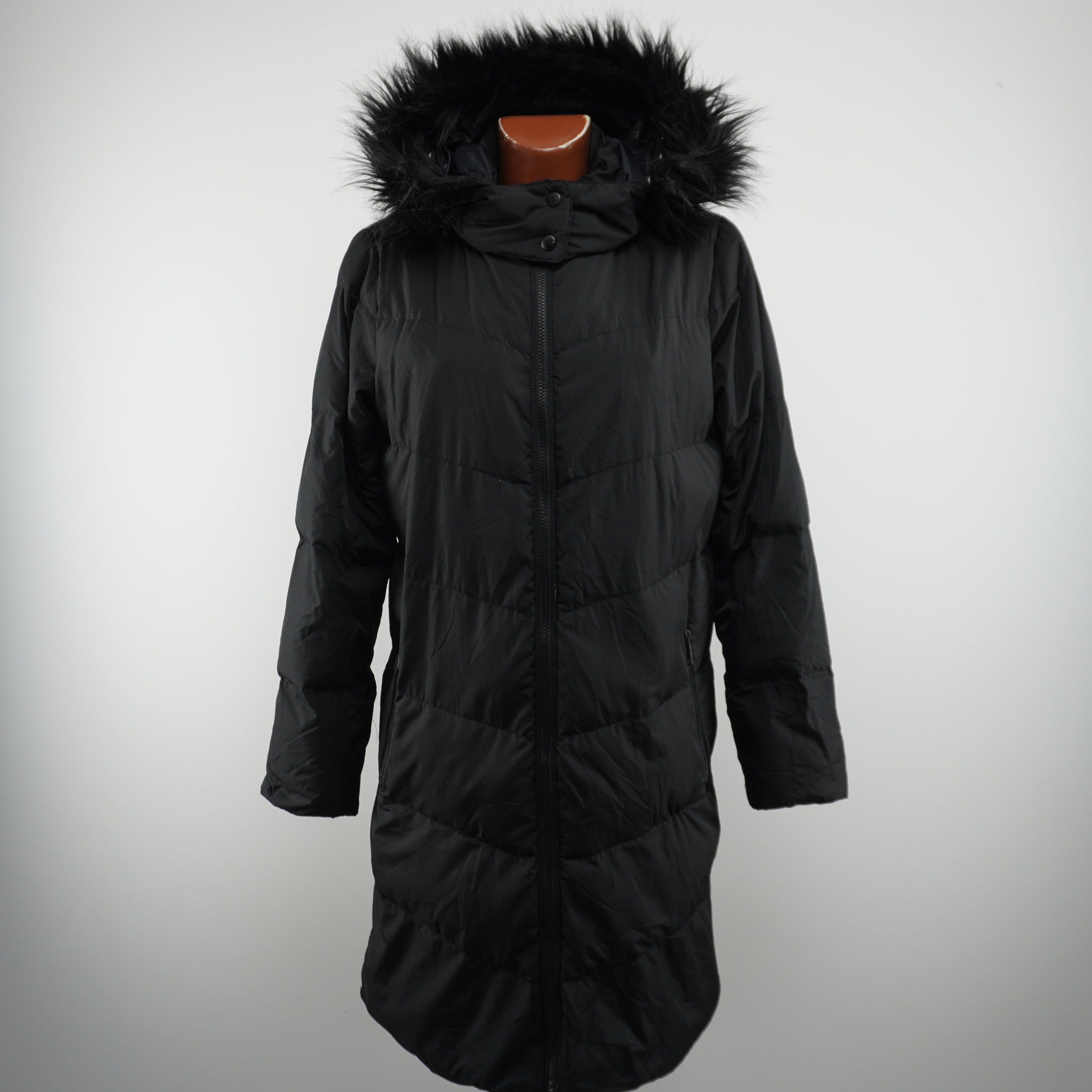 Women's Gap Parka - Black, L, Pre-Owned in Very Good Condition