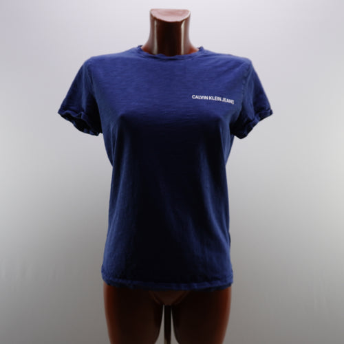 Camisa Calvin Klein mujer azul Talla S vista frontal