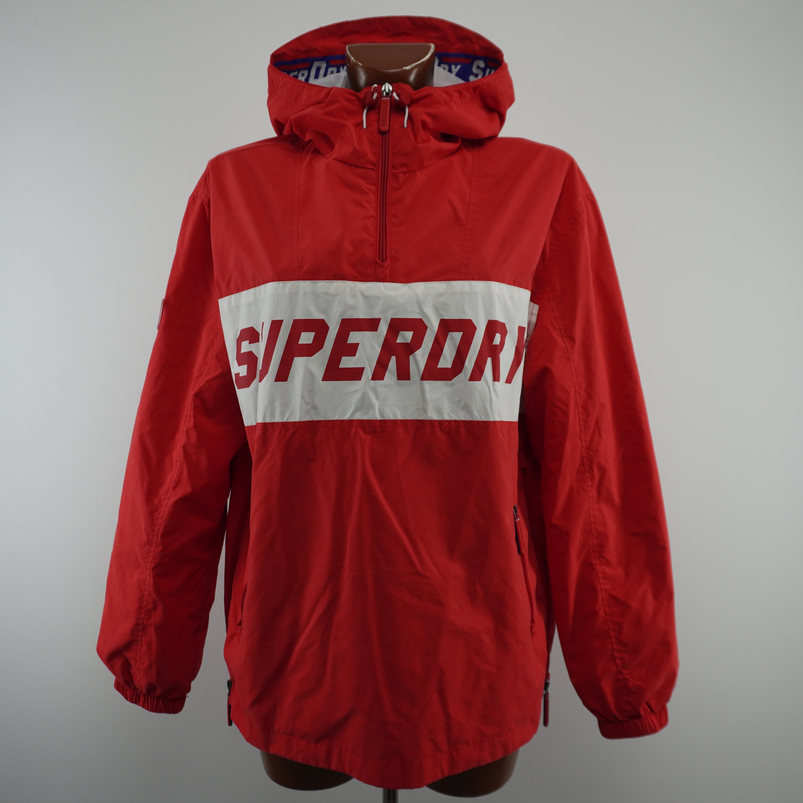 Women's Superdry Hoodie - Red, L, Very Good Condition