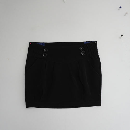 Bershka falda mujer negro Talla S vista frontal