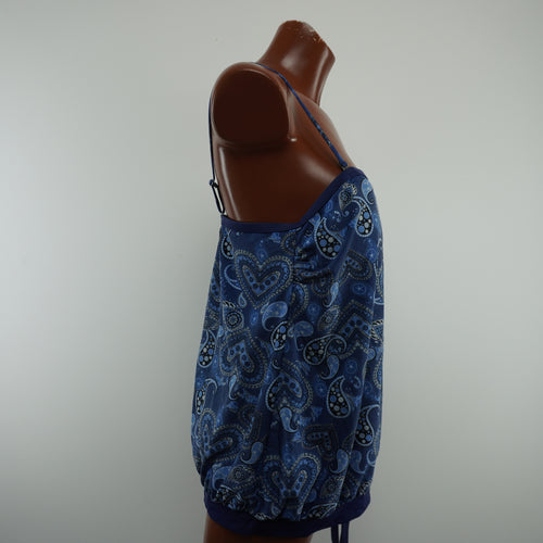 BPC bikini mujer azul 5XL detalle tela