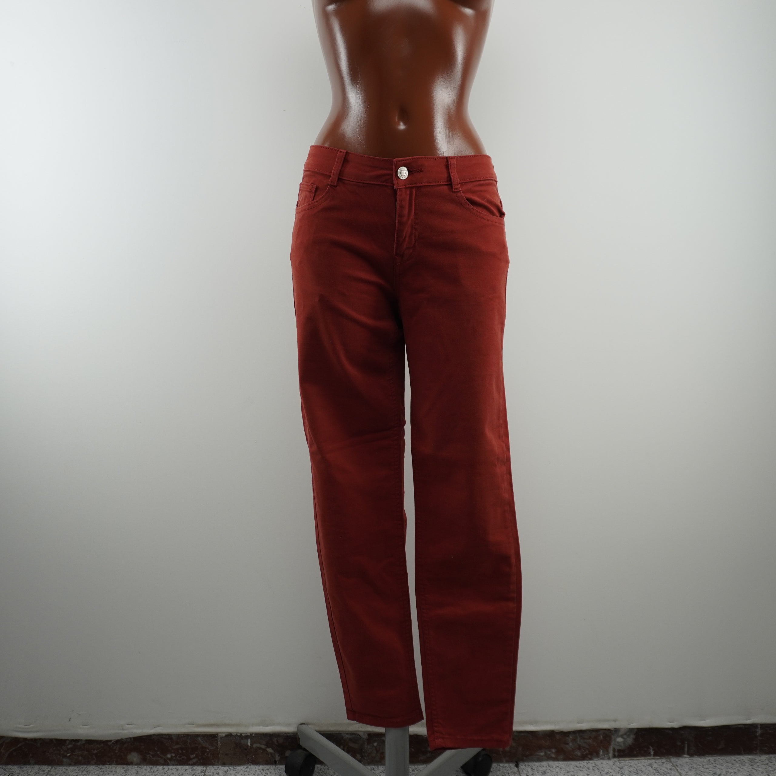 Pre-Owned Women's Tex Jeans - Burgundy, M