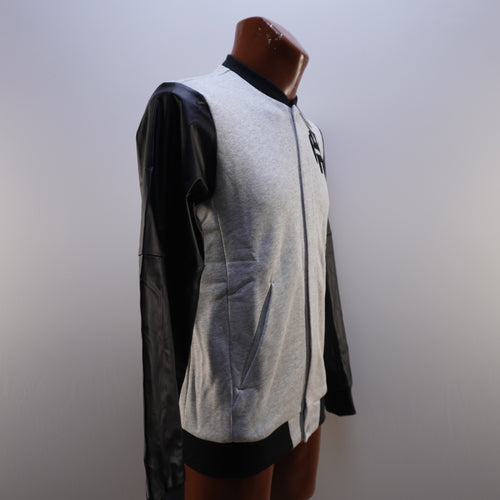 Adidas chaqueta hombre gris talla S detalle logo